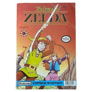 THE LEGEND OF ZELDA #1 1990 VALIANT 1ST LINK IN COMICS - Ultra Rare